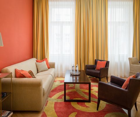 Wohnraum - Grande Suite im Appartement-Hotel an der Riemergasse