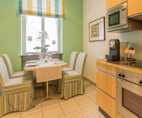 Küche - Deluxe Suite im Appartement-Hotel an der Riemergasse